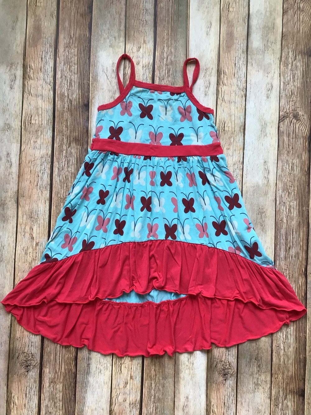 Kickee Bamboo Butterfly Hi-Lo Dress